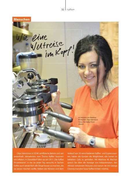 Kaffee+ 2019/01 Kaffeemagazin