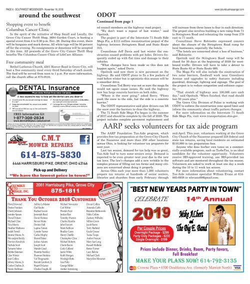 Southwest Messenger - November 18, 2018