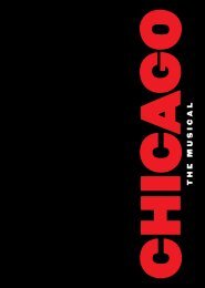 CHICAGO Souvenir Program