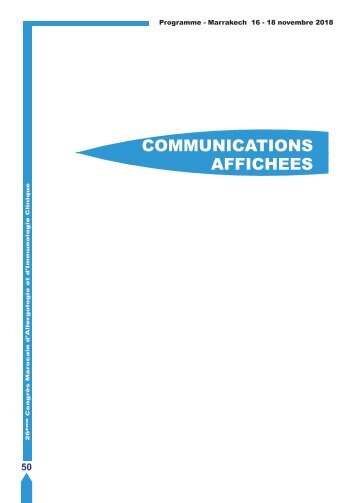 Communication affichees