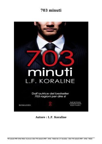 Scaricare Libri 703 minuti Gratis Di L.F. Koraline 