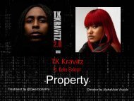 TK Kravitz Ft Keke Palmer- Property ig matrix