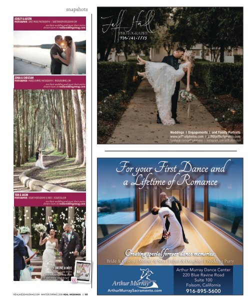 Real Weddings Magazine - Winter/Spring 2019 - The Best Wedding Vendors in Sacramento, Tahoe and throughout Northern California are all here!