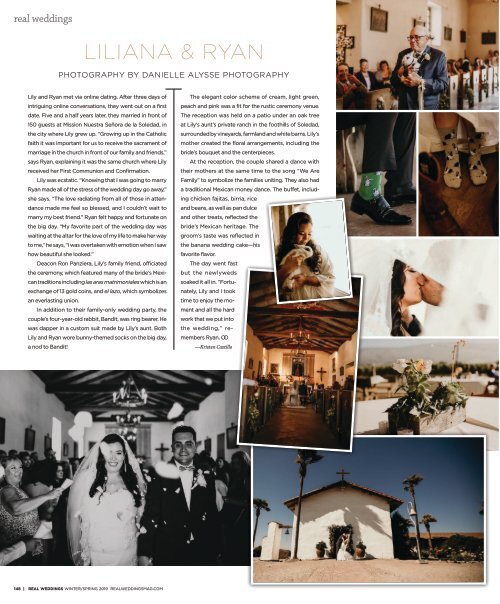 Real Weddings Magazine - Winter/Spring 2019 - The Best Wedding Vendors in Sacramento, Tahoe and throughout Northern California are all here!