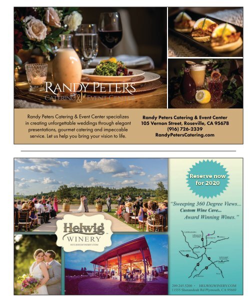 Real Weddings Magazine - Winter/Spring 2019 - The Best Wedding Vendors in Sacramento, Tahoe and throughout Northern California are all here!