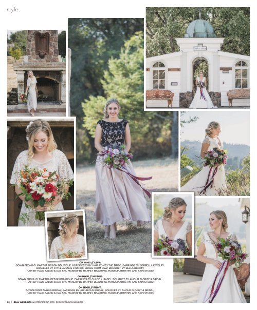 Real Weddings Magazine - Winter/Spring 2019 - The Best Wedding Vendors in Sacramento, Tahoe and throughout Northern California are all here!