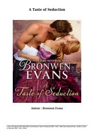 Gratis Boeken A Taste of Seduction (PDF - ePub - Mobi) Van Bronwen Evans 