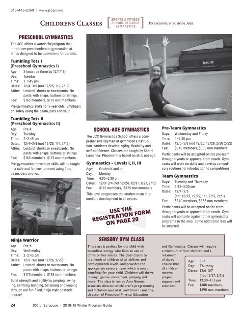 2018-19 Winter Program Guide