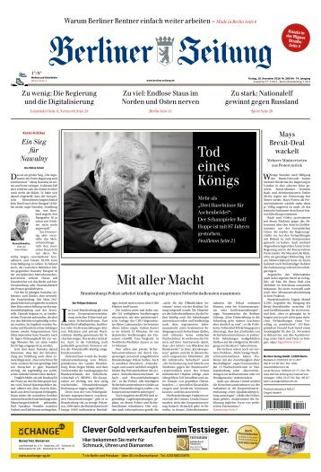 Berliner Zeitung 16.11.2018