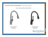 Custom Series - Kitchen Faucet JUNE 2018