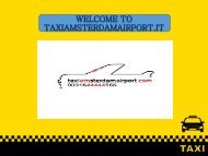 TAXI PER L’AEROPORTO DI AMSTERDAM