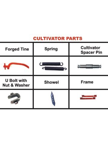 CULTIVATOR PARTS PDF