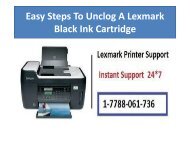 Easy Steps To Unclog A Lexmark Black Ink Cartridge-converted