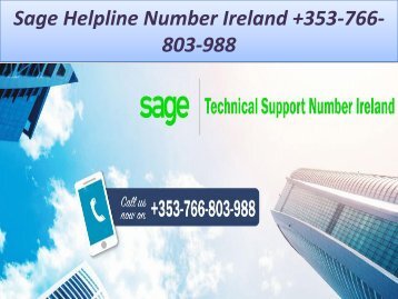 sage support number ireland