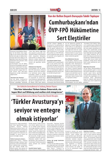 EUROPA JOURNAL - HABER AVRUPA NOVEMBER 2018