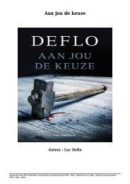 Gratis Boeken Aan jou de keuze (PDF - ePub - Mobi) Van Luc Deflo 