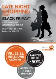 Aktionen Late Night Shopping trifft Black Friyay* am Fr.,  23.11.18