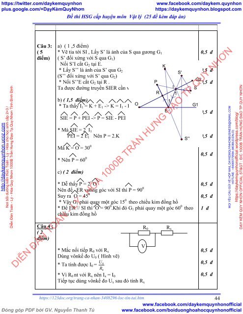 Tuyển tập đề thi HSG cấp huyện môn Toán - Lý - Hóa - Sinh - Lớp 9 - 25 đề kèm đáp án - Từ năm 2018 trở về trước