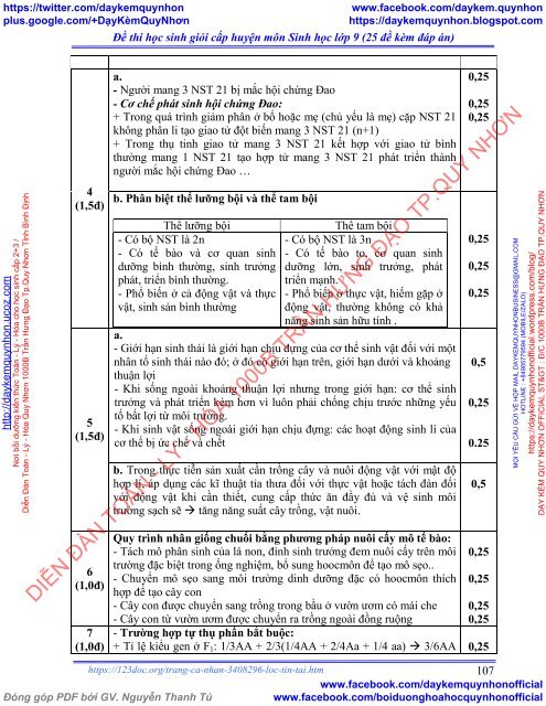 Tuyển tập đề thi HSG cấp huyện môn Toán - Lý - Hóa - Sinh - Lớp 9 - 25 đề kèm đáp án - Từ năm 2018 trở về trước