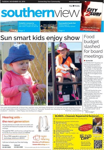 Southern View: November 20, 2018