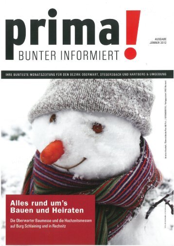 prima! Magazin - Ausgabe Jänner 2012