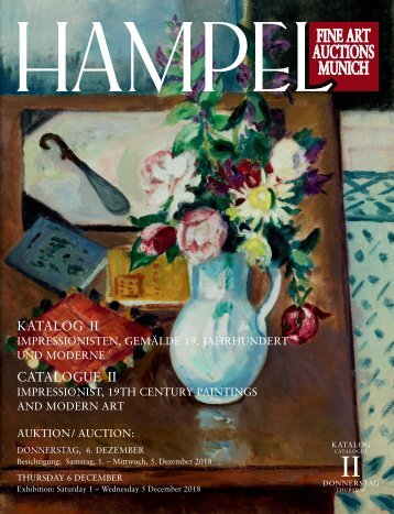 Impressionists, 19th Century Paintings & Modern Art – December 2018