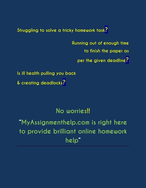 LOOKING FOR A Best HOMEWORK HELP?