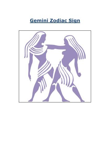 Gemini Zodiac Sign - www.astrolika.com