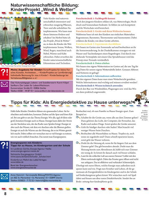 3. Ausgabe - Zeit(ung) für Kinder