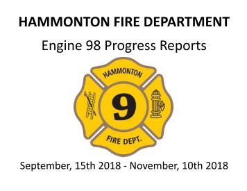 Engine 98 Progress Reports