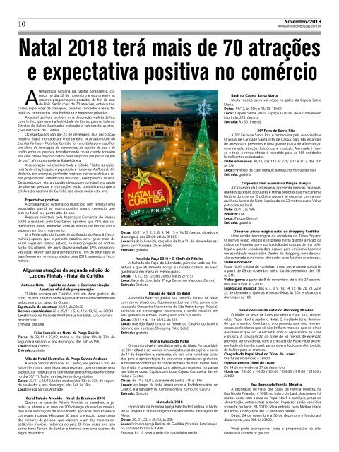 Jornal do Rebouças - Edição 46 - Novembro/2018