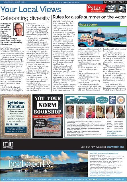 Bay Harbour: November 14, 2018