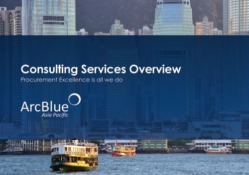 ArcBlue Hong Kong - Capability Statement