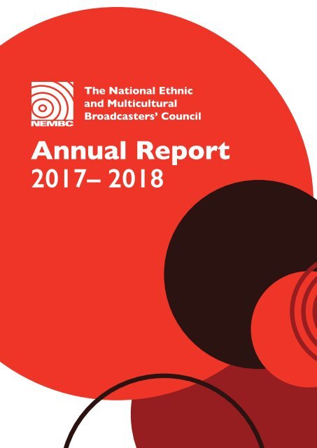 NEMBC ANNUAL REPORT 2017-18 FINAL