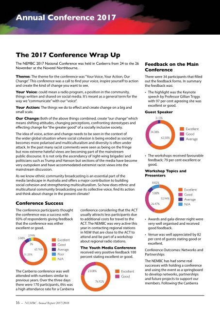 NEMBC ANNUAL REPORT 2017-18 FINAL