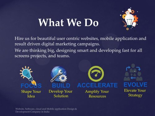 Website, software, cloud and mobile application design & development company in India at Fraction Tech