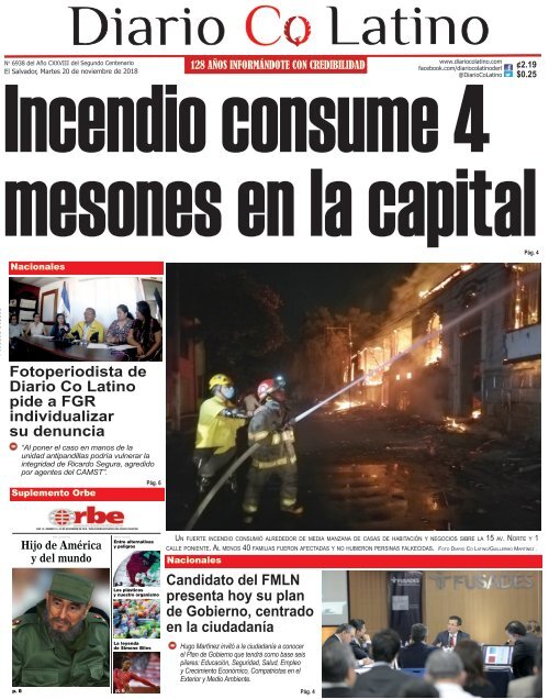 Edición 20 de noviembre de 2018