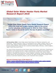 Global Solar Water Heater Parts Market Research Report 2018