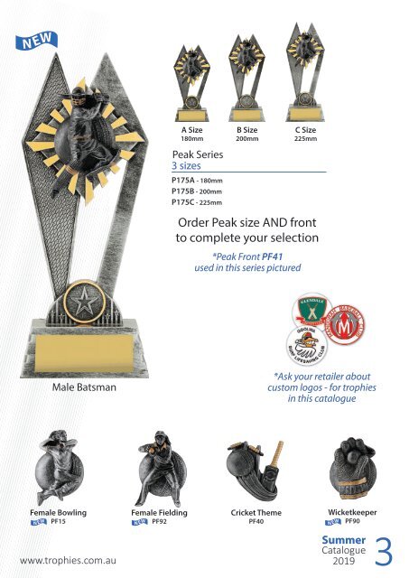 Summer Trophies for Distinction 2019