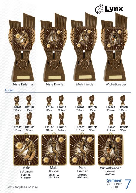 Summer Trophies for Distinction 2019