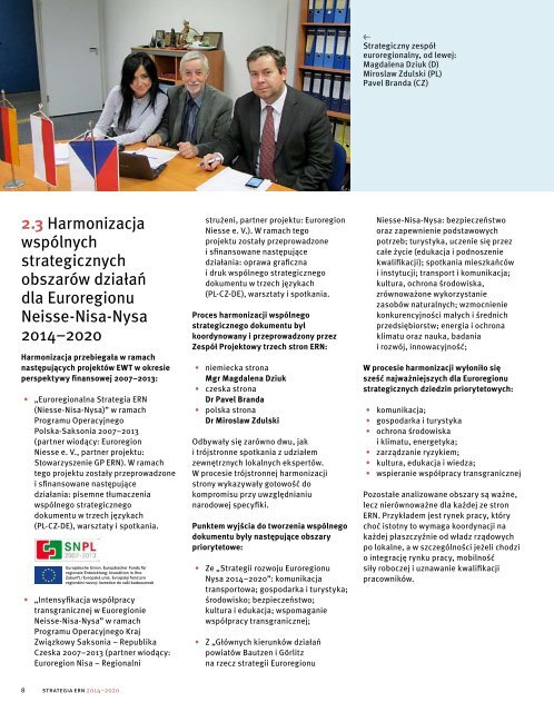 Strategische Handlungsempfehlungen der Euroregion Neisse (PL)