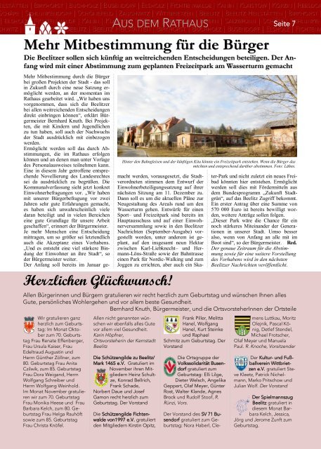 Beelitzer Nachrichten - November 2018