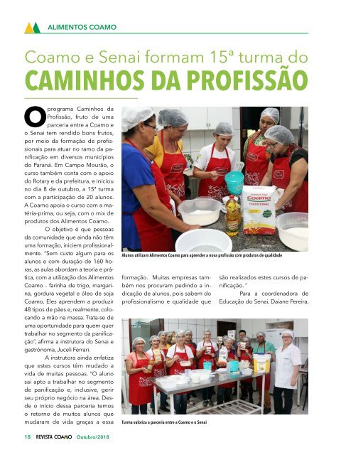 Revista COAMO - Edição 485 - Outubro/2018