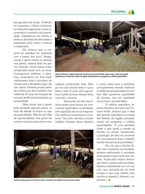 Revista COAMO - Edição 485 - Outubro/2018