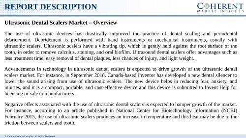 Ultrasonic Dental Scalers