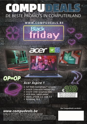 Compudeals Black Friday 2018