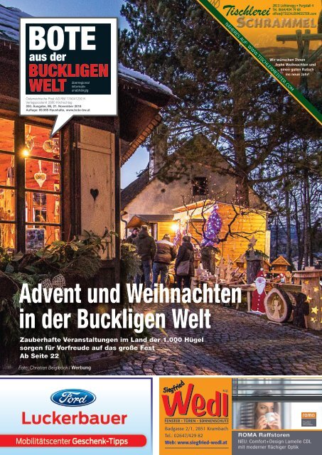 Bote aus der Buckligen Welt November 2018 - Nr 200