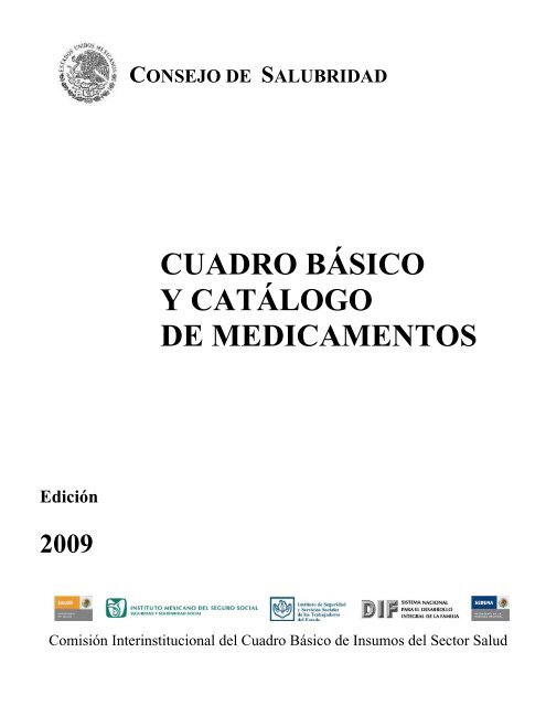 CUADRO BÁSICO DE MEDICAMENTOS