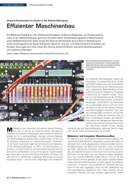 KEM Konstruktion 05.2018