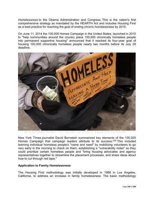 The Economic Consequences of Homelessness in The US